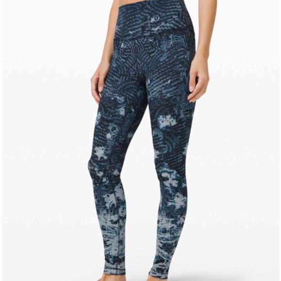 Lululemon Align Pant 28” *Engineered Indigo Lace Starlight Multi Align Pant 4 - Picture 3 of 16